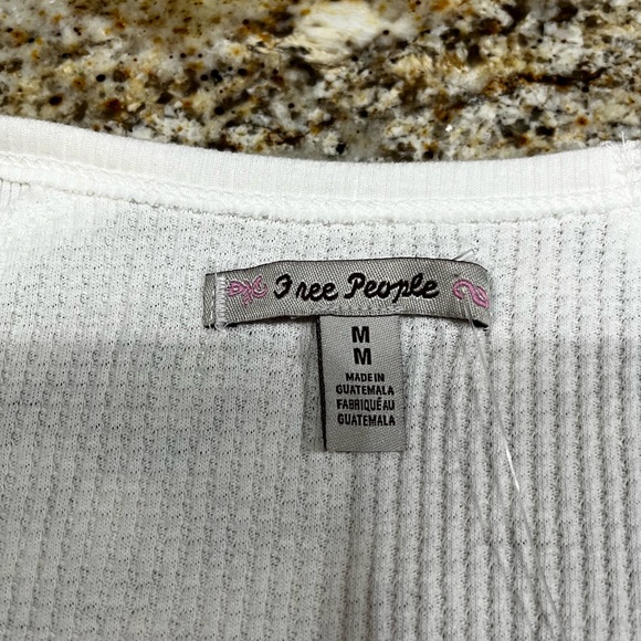 Free people Santa Clara waffle knit nwt - Picture 2 of 9